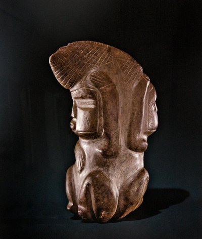 Double figure, Mezcala Culture, Guerrero by Pre Columbian Pre Columbian